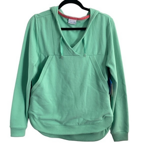 Columbia PFG Hoodie Womens Sweatshirt‎ Green Size XS